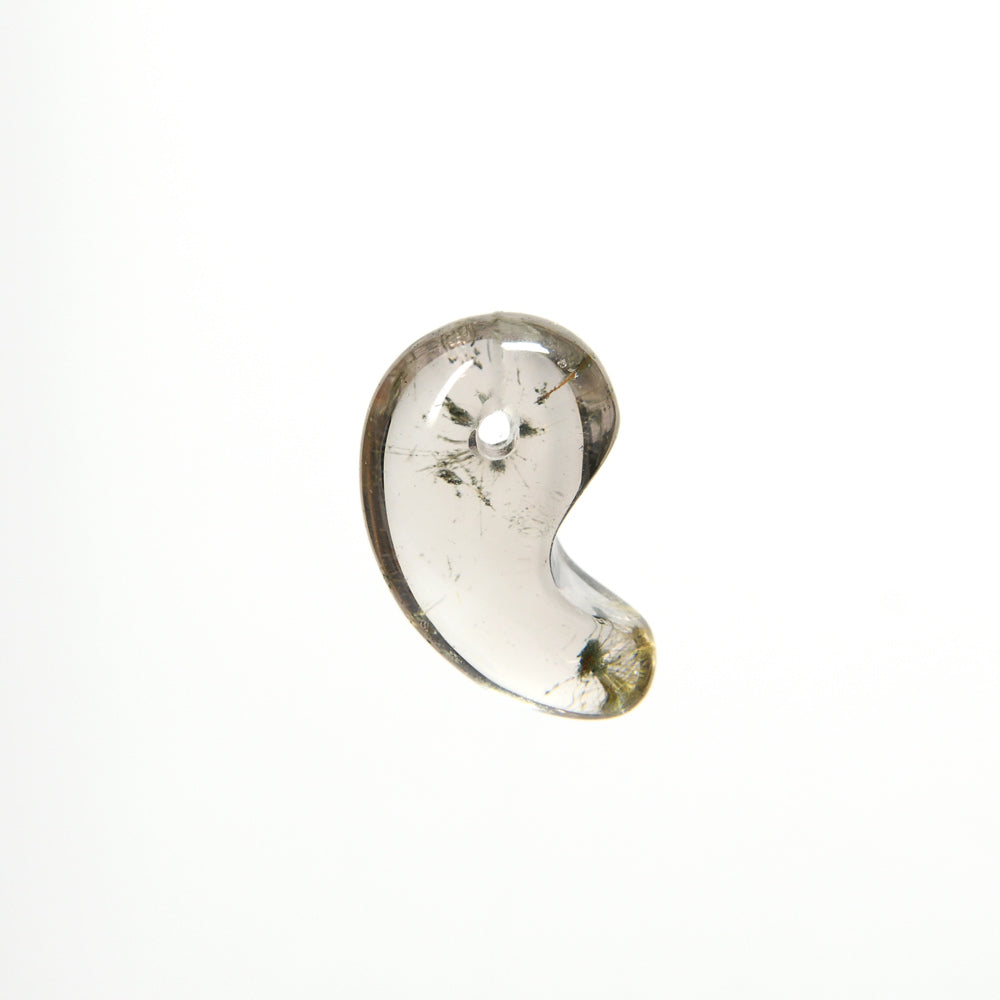インド・マニハール産ヒマラヤ水晶  勾玉 24.8×15.3×10.3mm #SF166