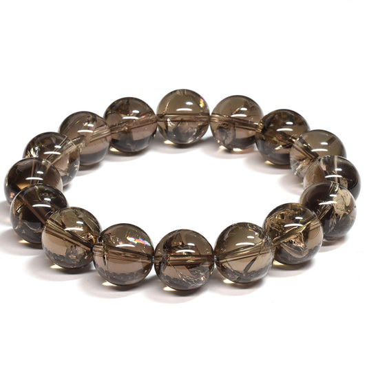 スモーキーアイリスクォーツ ブレスレット 14mm #SF246 - premium stone gallery