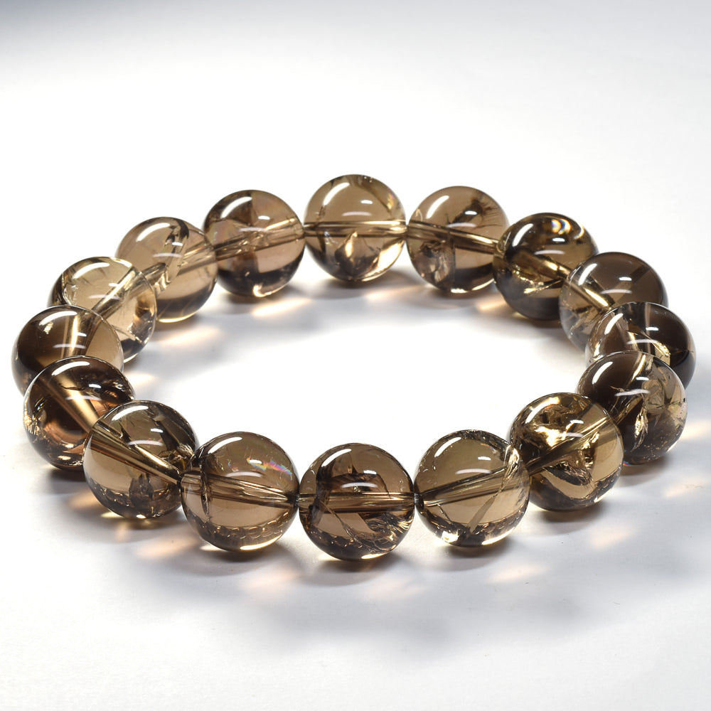 スモーキーアイリスクォーツ ブレスレット 14mm #SF246 - premium stone gallery