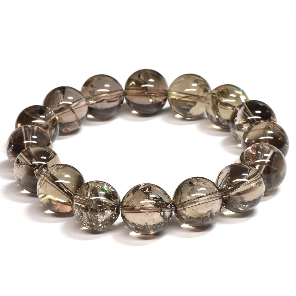 スモーキーアイリスクォーツ ブレスレット 14mm #SF247 - premium stone gallery