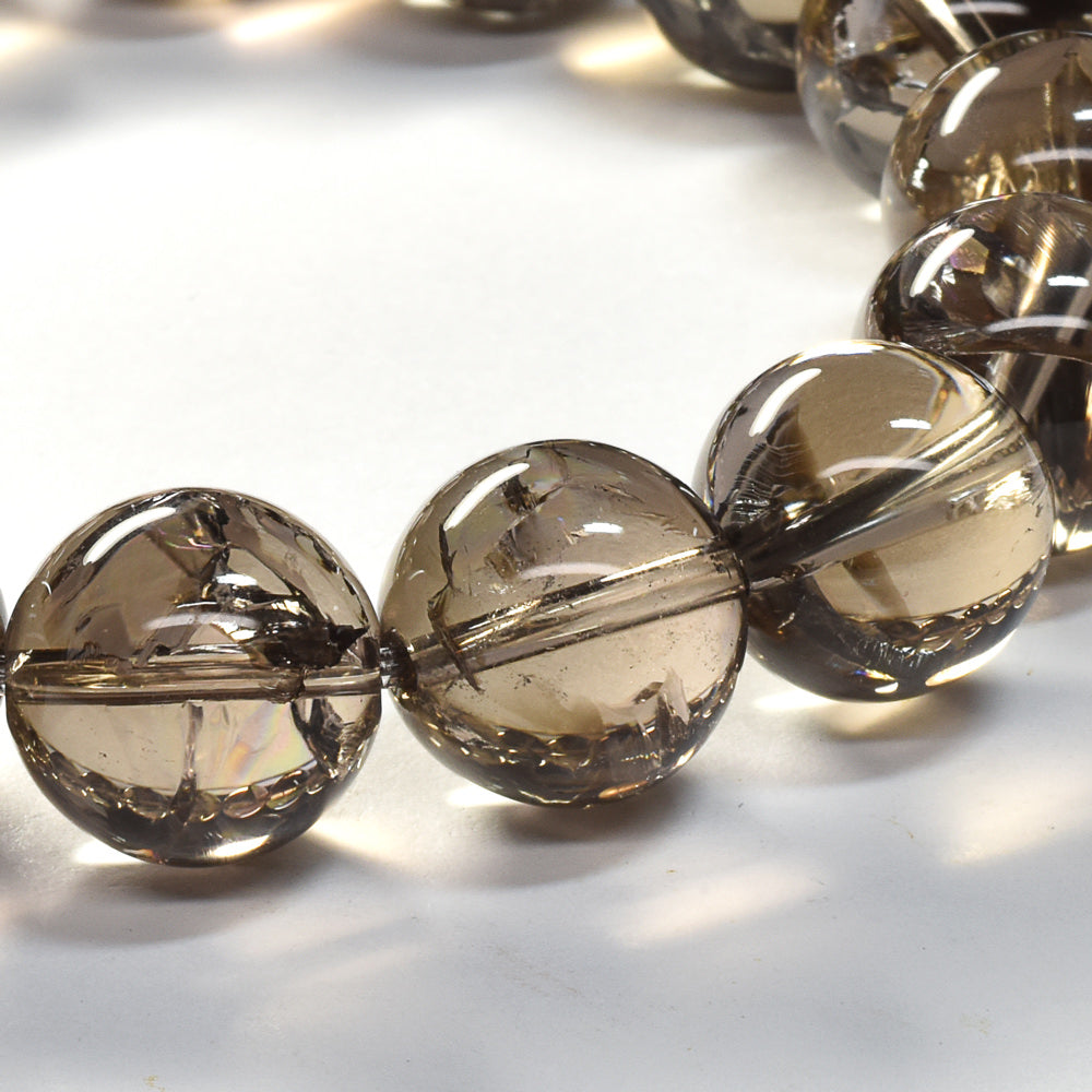 スモーキーアイリスクォーツ ブレスレット 14mm #SF247 - premium stone gallery