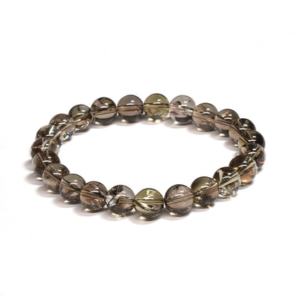 スモーキーアイリスクォーツ ブレスレット 8mm #SF252 - premium stone gallery