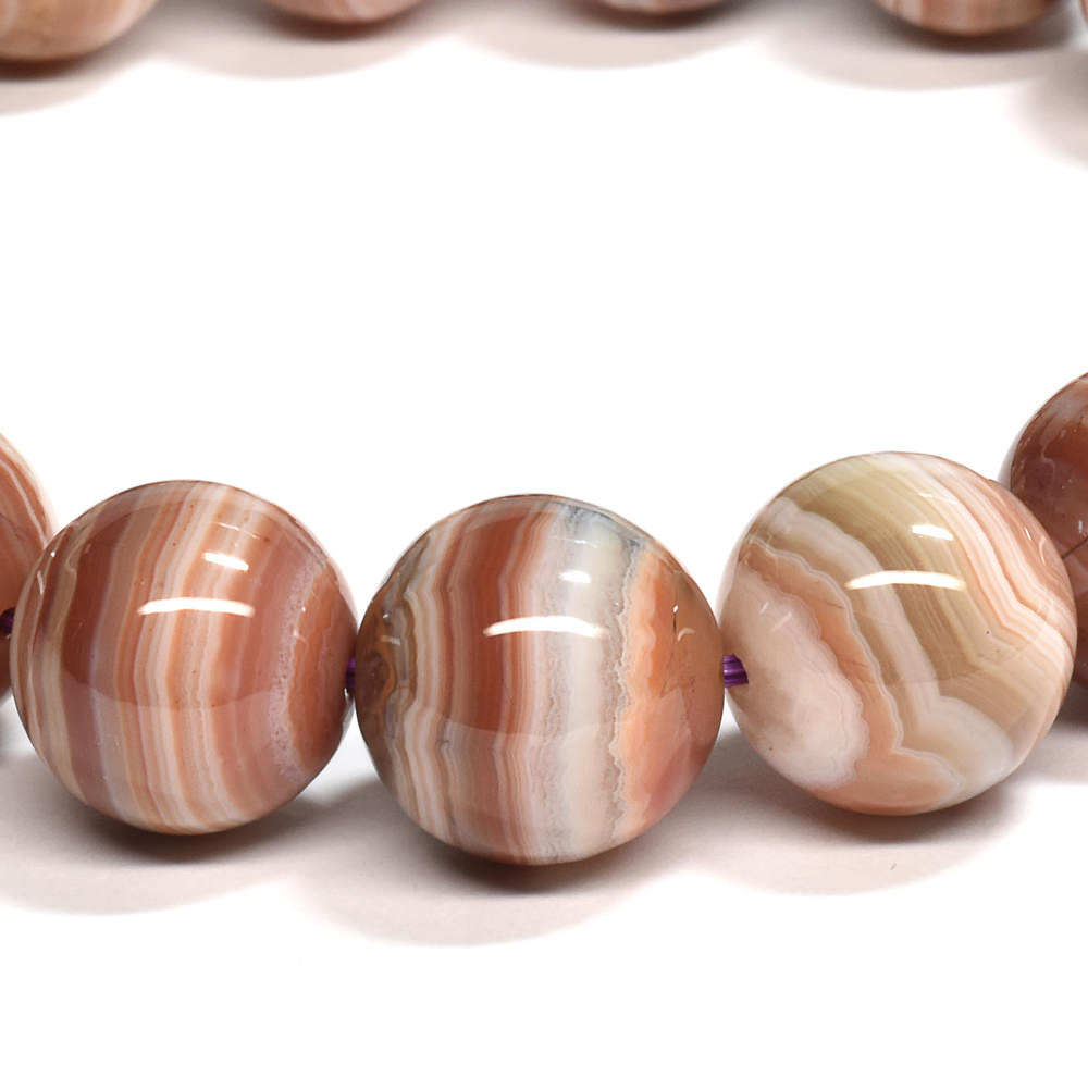 クレイジーレースアゲート ブレスレット 12.5mm #SG008