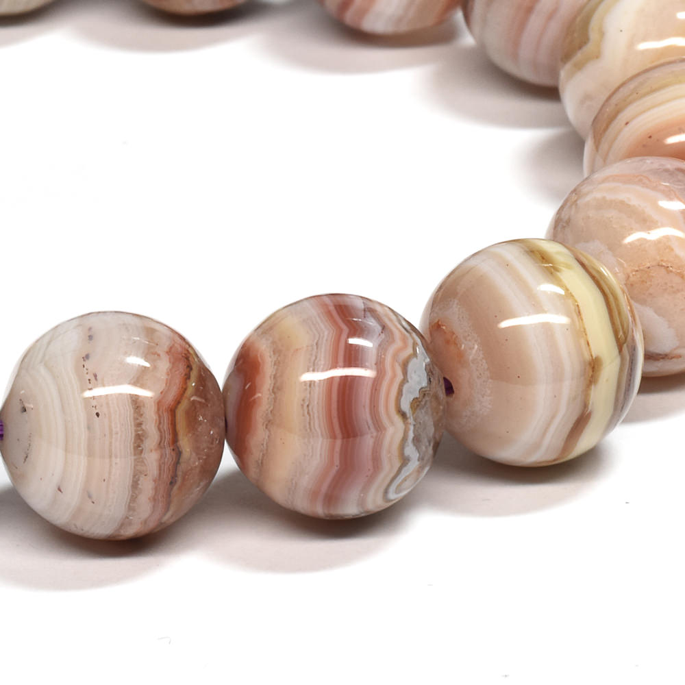 クレイジーレースアゲート ブレスレット 12.5mm #SG011