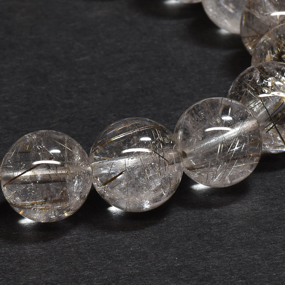 シルバールチルクォーツ ブレスレット 11.5mm #SG031