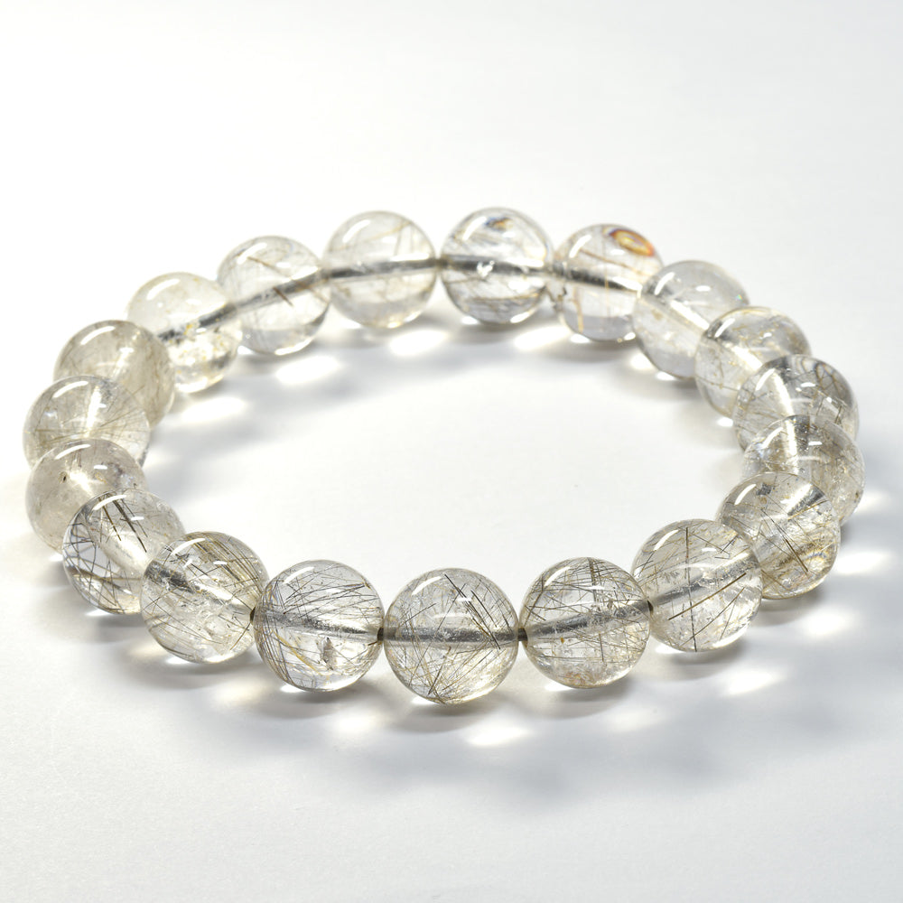 シルバールチルクォーツ ブレスレット 10.5mm #SG032