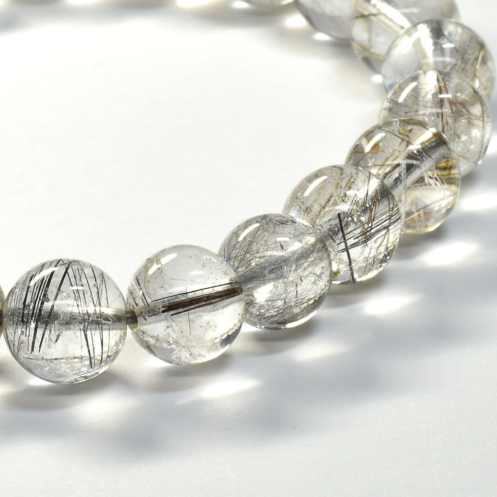 シルバールチルクォーツ ブレスレット 8.5mm #SG033