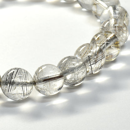 シルバールチルクォーツ ブレスレット 8.5mm #SG033