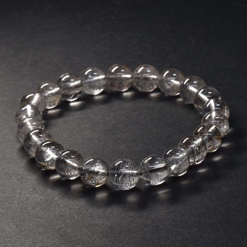 シルバールチルクォーツ ブレスレット 8.5mm #SG033