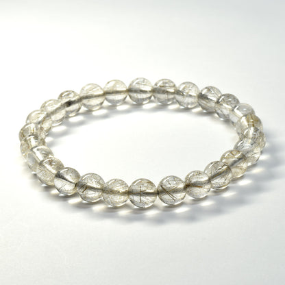 シルバールチルクォーツ ブレスレット 7mm #SG034