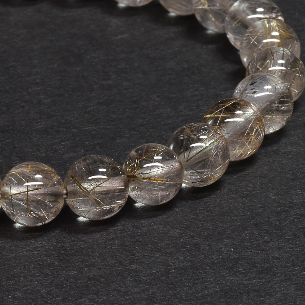 シルバールチルクォーツ ブレスレット 7mm #SG034