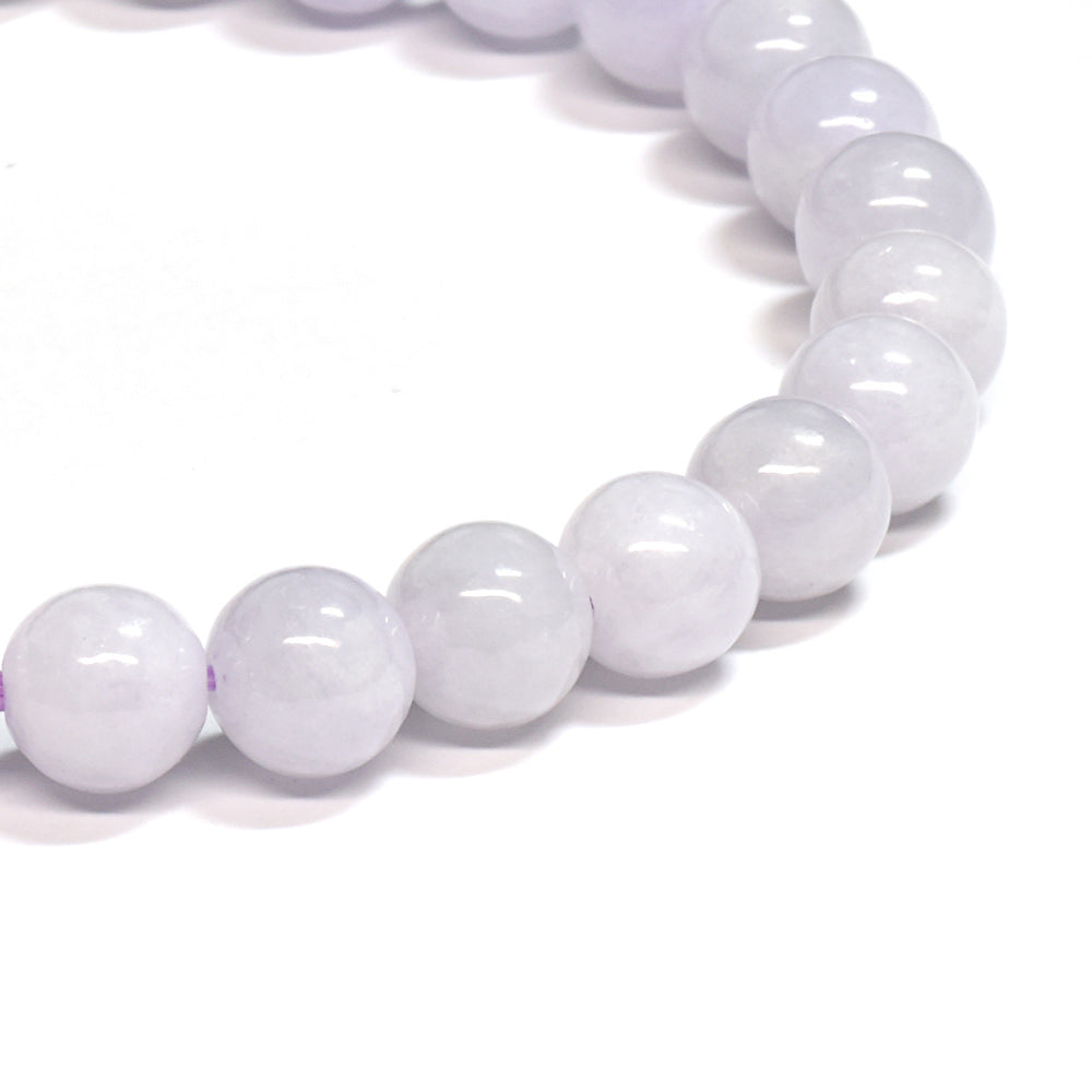 ラベンダー翡翠 ブレスレット 6mm #SG040