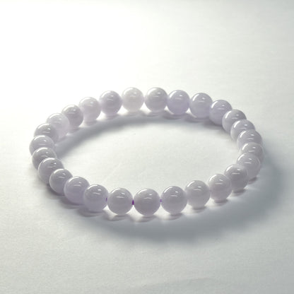 ラベンダー翡翠 ブレスレット 6mm #SG040