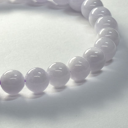 ラベンダー翡翠 ブレスレット 6mm #SG040