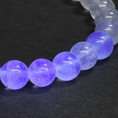 [鑑別付]イットリウムフローライト ブレスレット 8mm #SG043