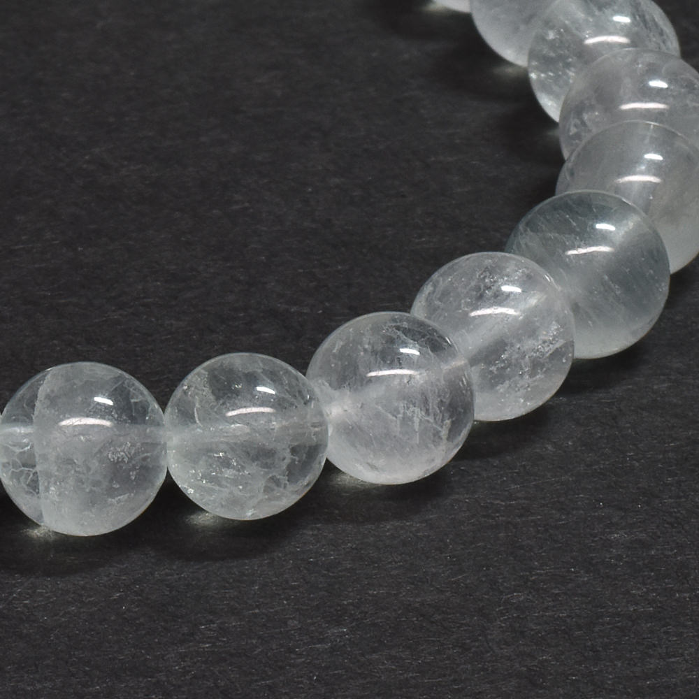 [鑑別付]イットリウムフローライト ブレスレット 8mm #SG043