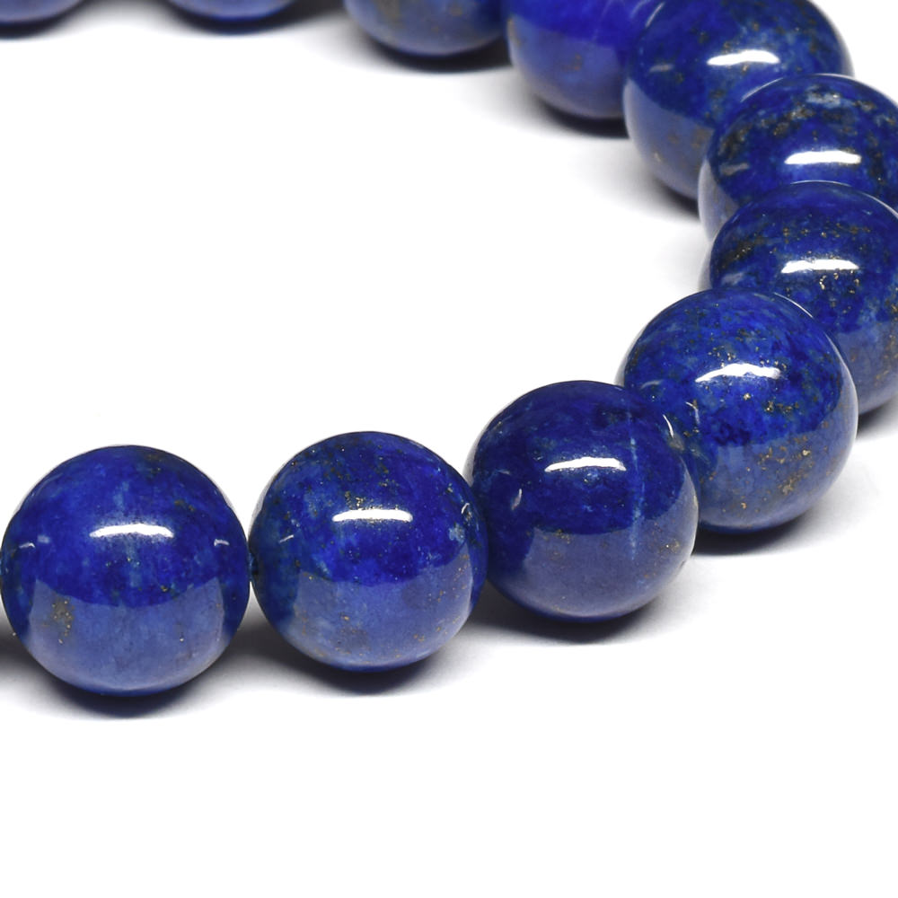 [鑑別付]ラピスラズリ ブレスレット 10−10.5mm #SG058
