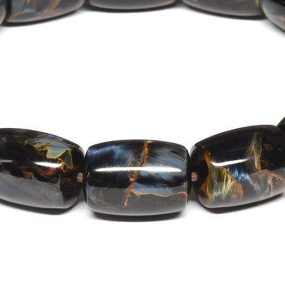ピーターサイト 樽型カットビーズ ブレスレット 9.8mm #SG163 - premium stone gallery