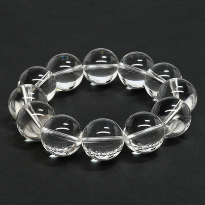 [高品質] 天然水晶 ブレスレット 17.5-18mm【一点物】#SG175