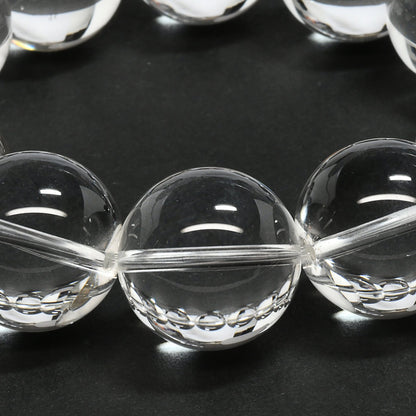 [高品質] 天然水晶 ブレスレット 17.5-18mm【一点物】#SG175
