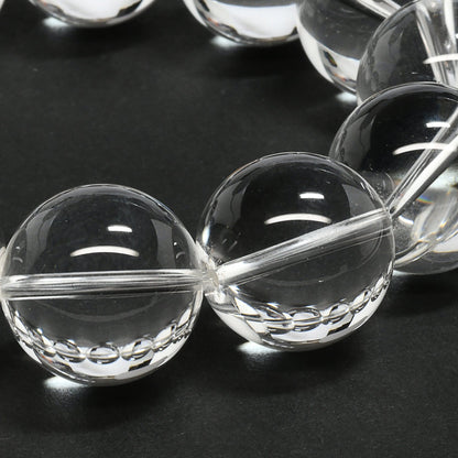 [高品質] 天然水晶 ブレスレット 17.5-18mm【一点物】#SG175