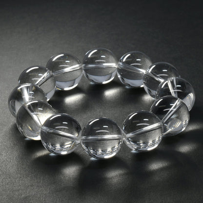 [高品質] 天然水晶 ブレスレット 17.5-18mm【一点物】#SG175