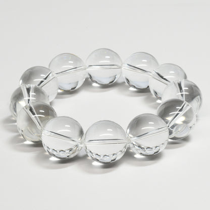 [高品質] 天然水晶 ブレスレット 17.5-18mm【一点物】#SG175