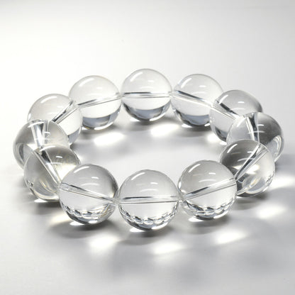 [高品質] 天然水晶 ブレスレット 17.5-18mm【一点物】#SG175