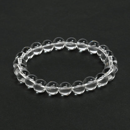 [高品質] 天然水晶 ブレスレット 8mm【一点物】#SG180