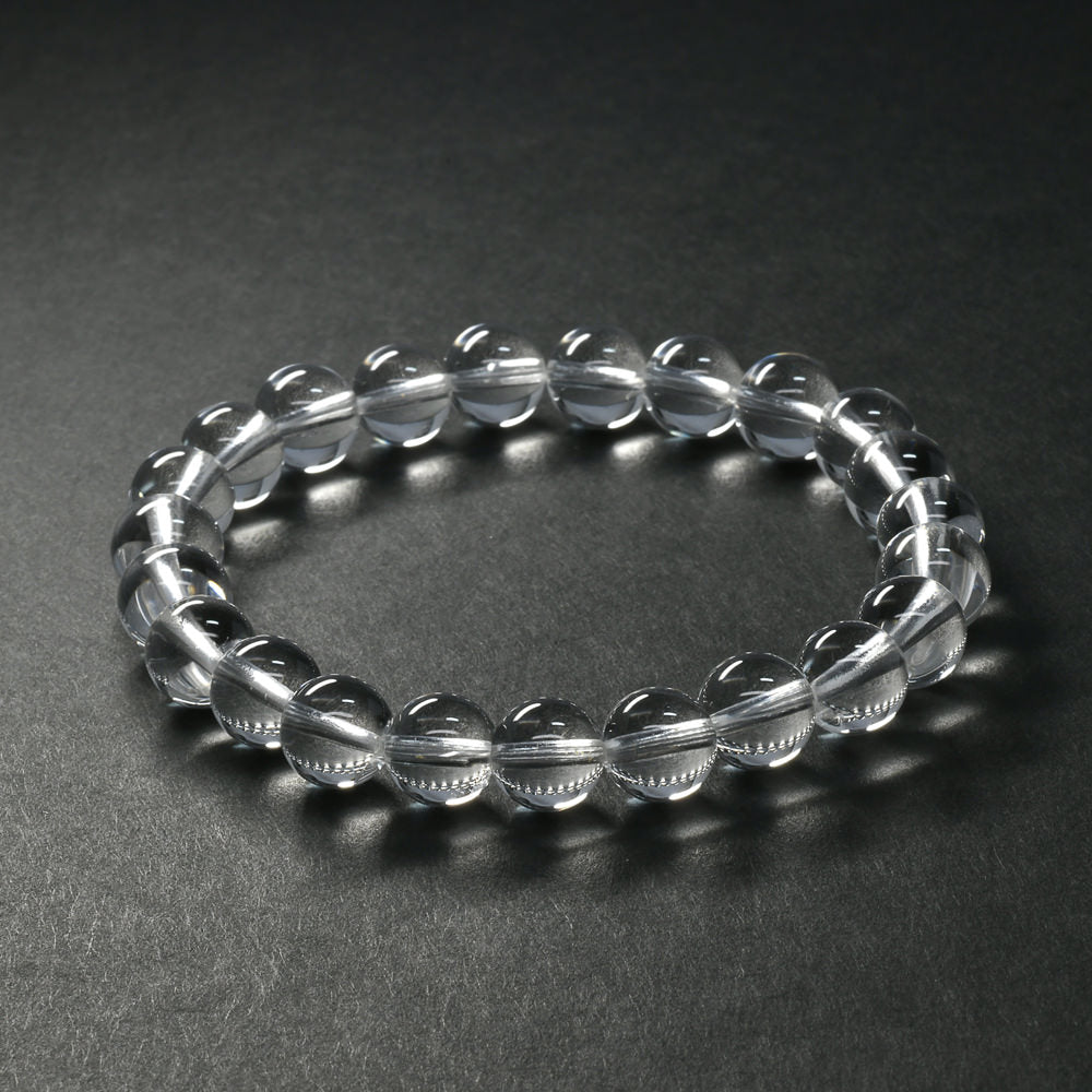 [高品質] 天然水晶 ブレスレット 8mm【一点物】#SG180