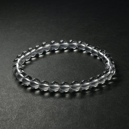 [高品質] 天然水晶 ブレスレット 6mm【一点物】#SG182