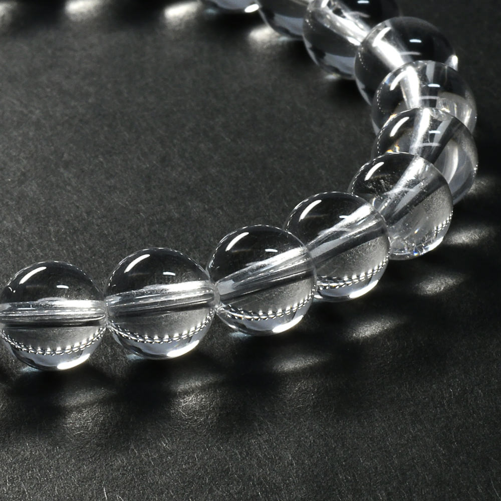 天然水晶 ブレスレット 8-8.5mm【一点物】#SG186