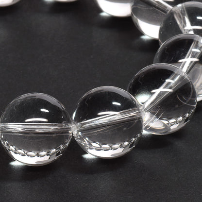 天然水晶（山梨研磨） ブレスレット 14mm #SG204 - premium stone gallery