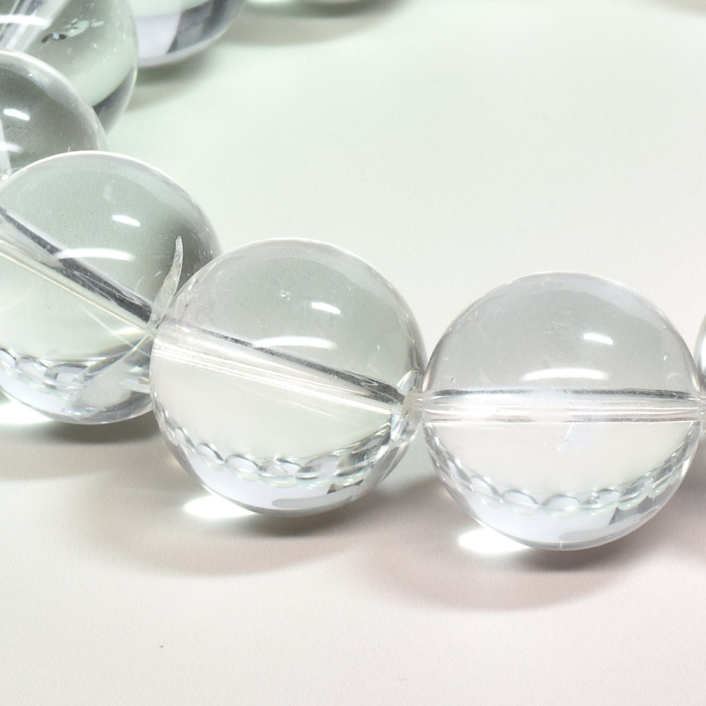 天然水晶（山梨研磨） ブレスレット 16mm #SG205 - premium stone gallery