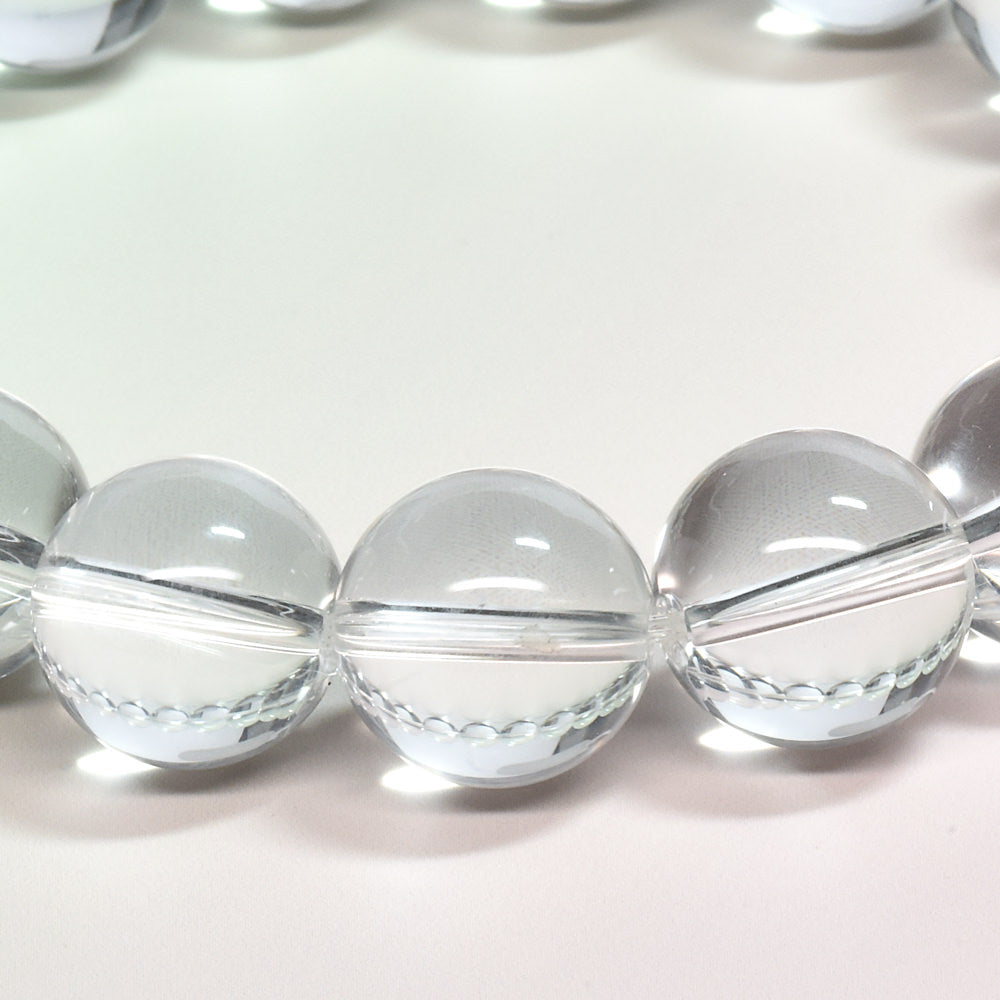 天然水晶（山梨研磨） ブレスレット 12.5-13mm #SG206 - premium stone gallery