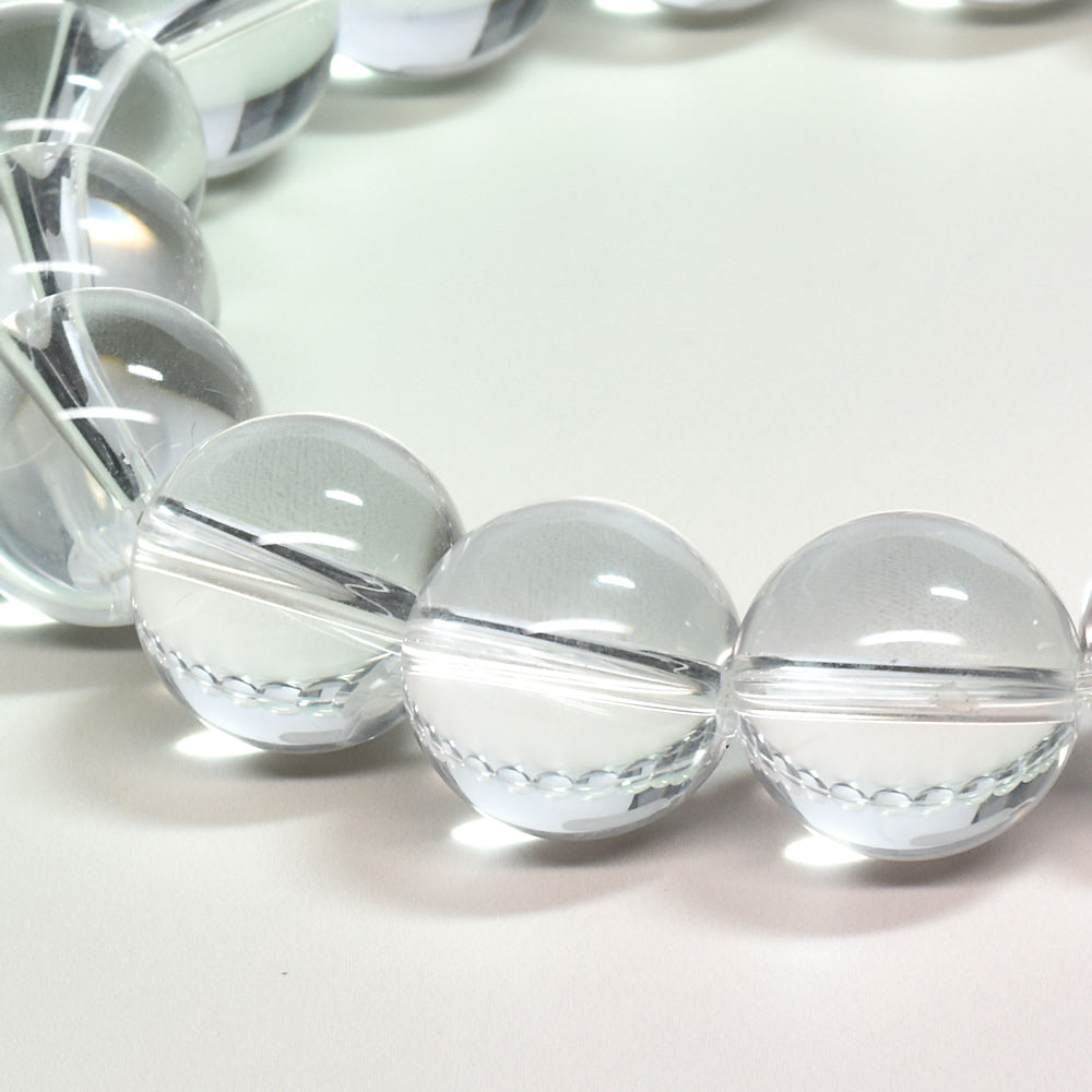 天然水晶（山梨研磨） ブレスレット 12.5-13mm #SG206 - premium stone gallery