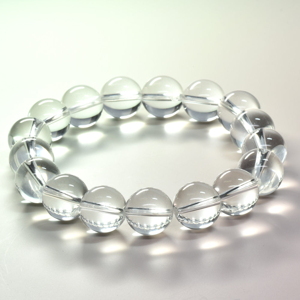 天然水晶（山梨研磨） ブレスレット 12.5-13mm #SG206 - premium stone gallery