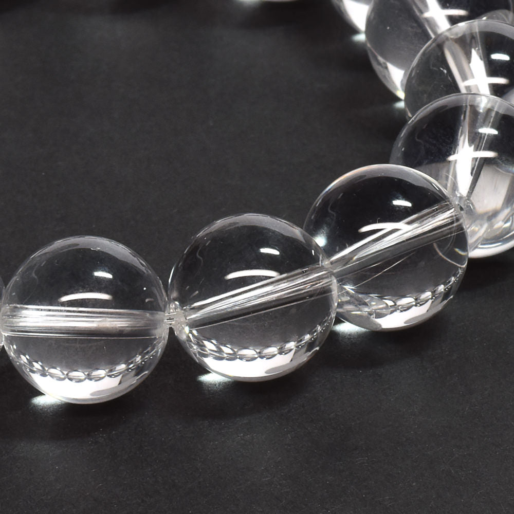 天然水晶（山梨研磨） ブレスレット 12.5-13mm #SG206 - premium stone gallery