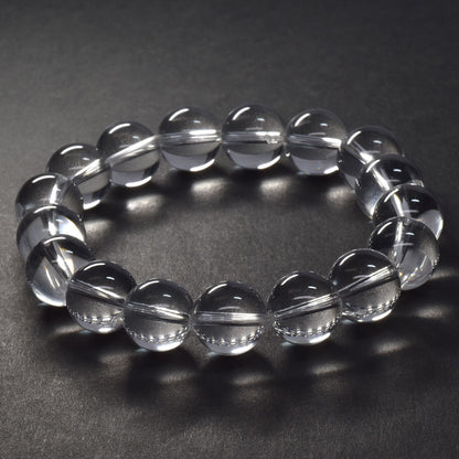 天然水晶（山梨研磨） ブレスレット 12.5-13mm #SG206 - premium stone gallery
