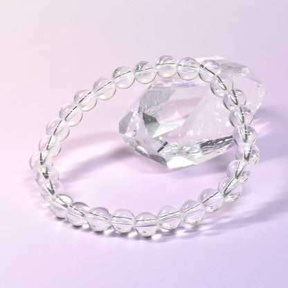 天然水晶（山梨研磨） ブレスレット 6mm #SG208 - premium stone gallery