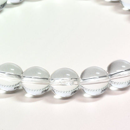 天然水晶（山梨研磨） ブレスレット 8mm #SG209 - premium stone gallery