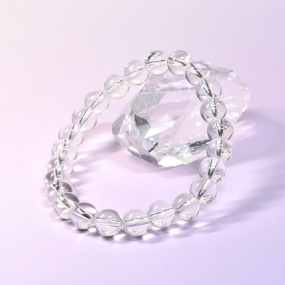 天然水晶（山梨研磨） ブレスレット 8mm #SG210 - premium stone gallery