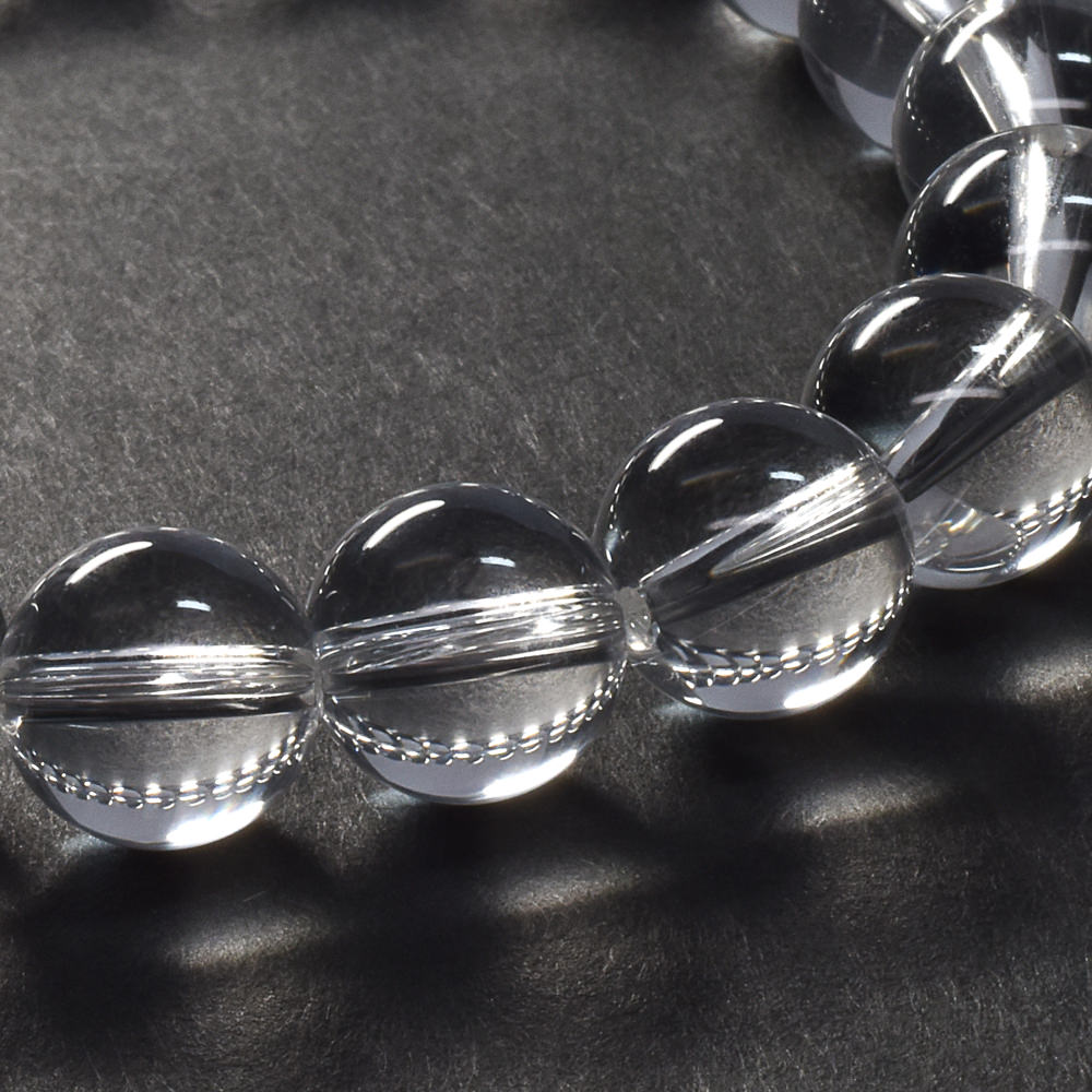 天然水晶（山梨研磨） ブレスレット 10.5mm #SG211 - premium stone gallery