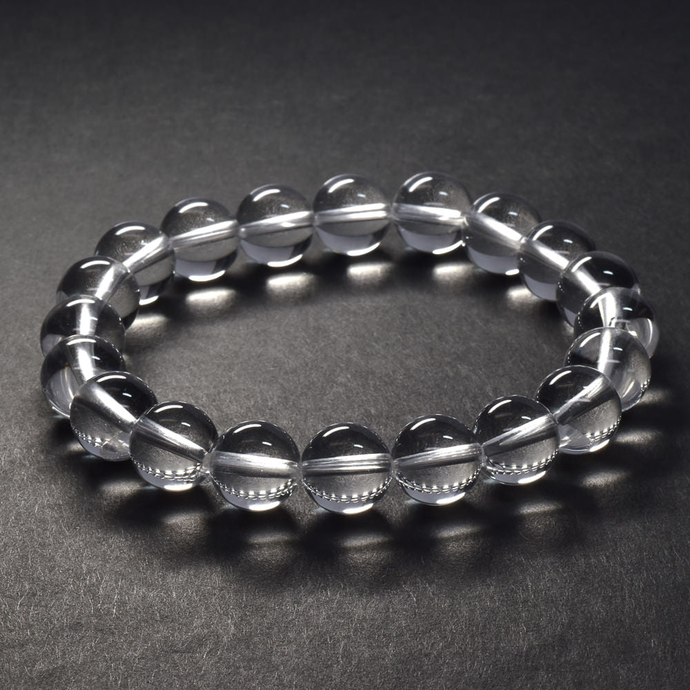 天然水晶（山梨研磨） ブレスレット 10mm #SG212 - premium stone gallery