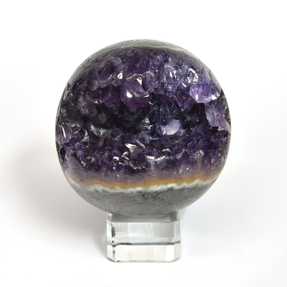 笑口アメジスト 置物 57.6x56.8x54mm #SH001 - premium stone gallery
