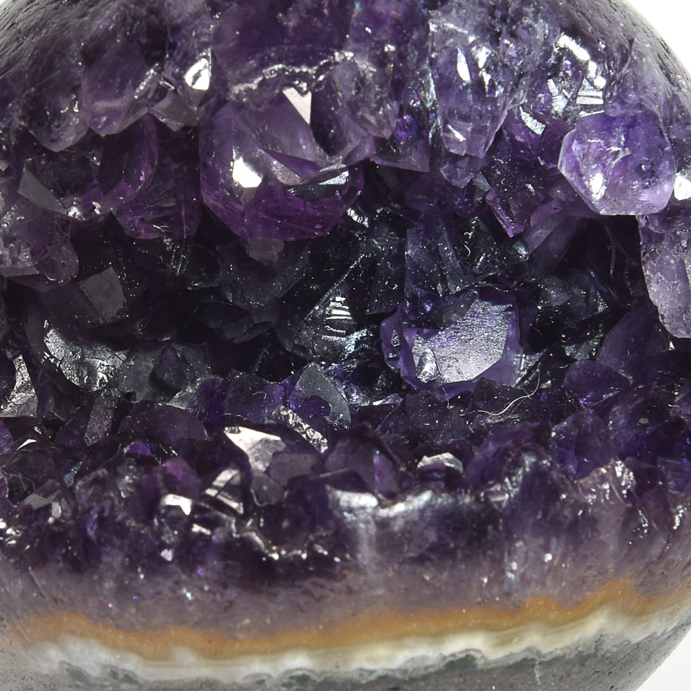 笑口アメジスト 置物 57.6x56.8x54mm #SH001 - premium stone gallery