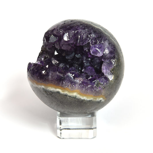 笑口アメジスト 置物 57.6x56.8x54mm #SH001 - premium stone gallery