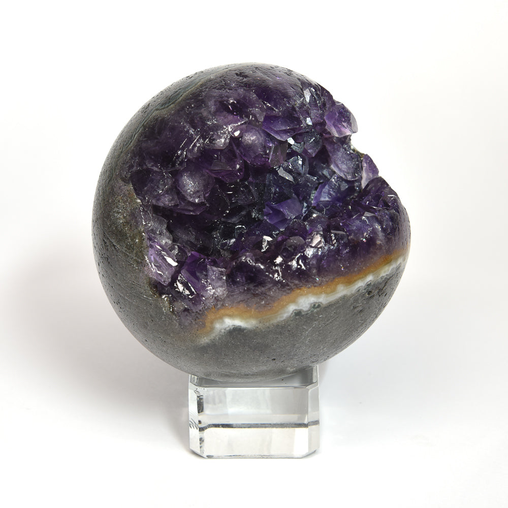 笑口アメジスト 置物 57.6x56.8x54mm #SH001 - premium stone gallery