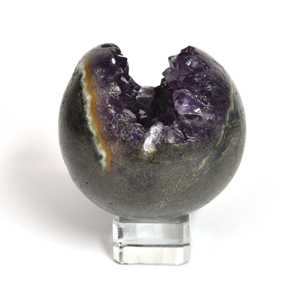 笑口アメジスト 置物 57.6x56.8x54mm #SH001 - premium stone gallery
