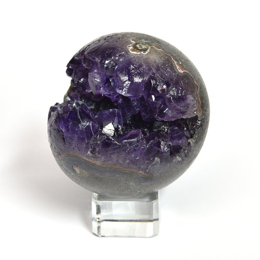笑口アメジスト 置物 59.8x55.6x56mm #SH002 - premium stone gallery